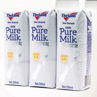 Theland 纽仕兰 新西兰进口纽仕兰4.0g乳蛋白全脂纯牛奶250ml*24盒
