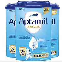 Aptamil 爱他美 德版 婴幼儿奶粉 3段 2+段 800g*3罐