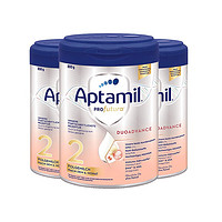 Aptamil 爱他美 白金 婴儿配方奶粉 2段 800g*3罐