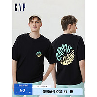 Gap 盖璞 男女款短袖T恤 672084