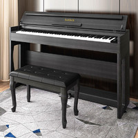 hetitch P-310 电钢琴 88键力度键盘 木纹黑
