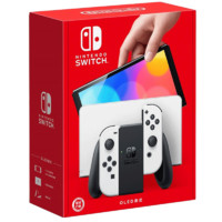 Nintendo 任天堂 Switch NS 掌上游戏机 港版OLED白色64G