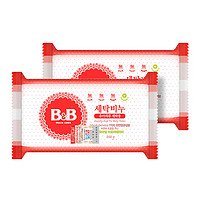 B&B 保宁 韩国进口婴儿甘菊香洗衣皂200g*2宝宝专用尿布皂