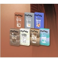 moody 奶茶系列 软性亲水接触镜 半年抛 1片装*2（赠 伴侣盒+护理液60ml）