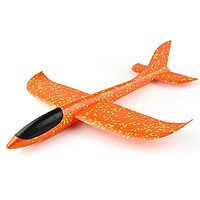 东之天地 滑翔飞机大号48cm手抛飞机玩具户外 橙色48cm