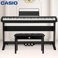 CASIO 卡西欧 电钢琴EP-S130BK 黑色单机+木琴架+礼包