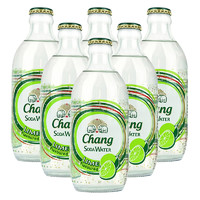 Chang 象牌 泰象泰国进口 Chang青柠味无糖苏打水 325ml*6瓶