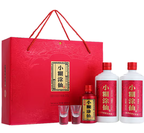 小糊涂仙 52度 485ml*2瓶+100ml 双支礼盒 