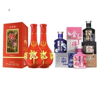 LANGJIU 郎酒 舍得 沱牌精品生态42度500ml 2瓶装+郎酒 经典小郎酒100ml 2瓶装