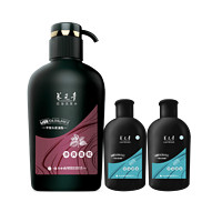 云南白药 养元青洗发水普洱茶控油净爽蓬松500ml+100ml*2旅行装