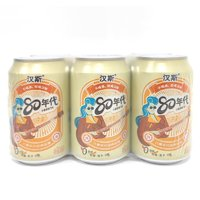 汉斯 菠萝啤碳酸饮料小香槟330ml*6罐 啤酒 无酒精怀旧汽水