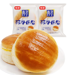桃李 酵母面包 多口味可选75g/袋*6袋