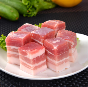 JL 金锣 国产猪五花肉块1kg
