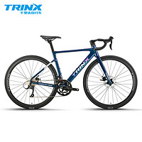 TRINX 千里达 自行车2023风驰500禧玛诺桶轴破风竞赛铝合金公路自行车紫绿七彩银500mm
