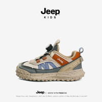Jeep 吉普 秋季新款儿童旋钮扣休闲运动鞋