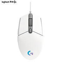 logitech 罗技 某东罗技 G102 二代 有线用鼠标 8000DPI 白色