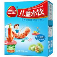 三全 儿童水饺 虾仁胡萝卜口味 300g