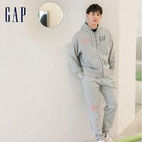 Gap 盖璞 男女装LOGO法式圈织软卫衣