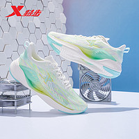 XTEP 特步 氢风科技5.0 秋季男鞋运动鞋 帆白/宁静蓝 43