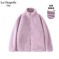 La Chapelle City 拉夏贝尔  女士舒棉绒立领外套