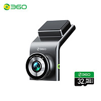 360 G300行车记录仪 3K升级版 一体式设计+32G卡