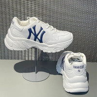 MLB 美职棒（MLB）官方老爹鞋 情侣运动鞋 3ASHBCW3N 纽约洋基队/米白色 250/39