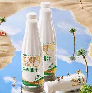 Robust 乐百氏 生榨椰汁 1.25L*2瓶