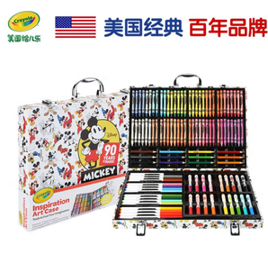 Crayola 绘儿乐 儿童蜡笔水彩笔 米奇90周年纪念版礼盒