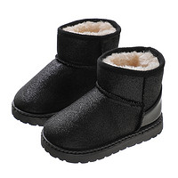 颐阑 冬季加绒加厚保暖儿童雪地靴