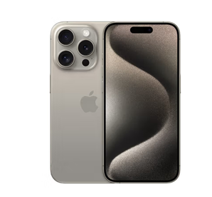 Apple 苹果 iPhone 15 Pro 5G手机 128GB 原色钛金属