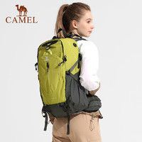 CAMEL 骆驼 登山包40L户外专业背包男女运动双肩包大容量轻便徒步 A1W3QJ111果绿