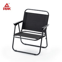 PEAK 匹克 米特椅 户外折叠椅 野餐用品便携北欧复古露营装备野餐椅 黑色-塑料扶手