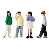 gxg.kids 儿童半高领针织衫 绿色 130cm