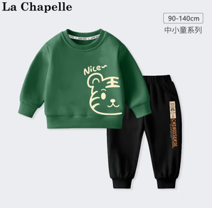 La Chapelle 儿童卫衣卫裤 两件套装
