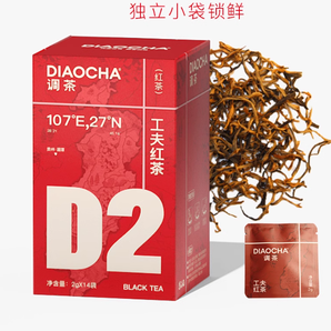 DIAOCHA 调茶 工夫红茶 14袋
