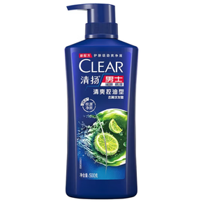 CLEAR 清扬 男士去屑洗发露 清爽控油型 500g+100g*2