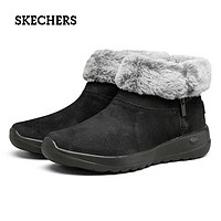 SKECHERS 斯凯奇 2023新款雪地靴女冬季加绒保暖时尚百搭短靴户外加厚休闲鞋