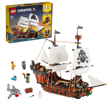 LEGO 乐高 创意百变系列 31109 海盗船（1260颗粒） 到手新低529.99元
