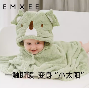 88VIP！EMXEE 嫚熙 婴儿浴袍