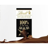 Lindt 瑞士莲 卓越系列100%可可巧克力 50g