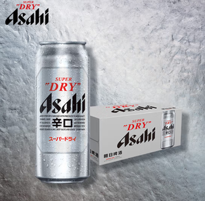 Asahi 朝日啤酒  （超爽生）10.9度 500ml*15听 整箱装