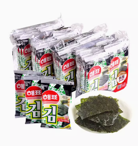 HAIPAI 海牌 韩国进口海牌菁品即食烤海苔寿司紫菜2g*32袋