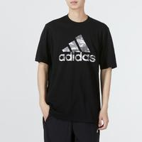 adidas 阿迪达斯 M CAMO宽松款男式运动休闲透气耐磨运动T恤短袖