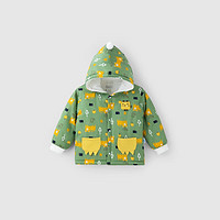 aqpa 儿童棉服夹棉外套秋冬季保暖男女童宝宝婴儿棉衣洋气外出 小豹子 110cm