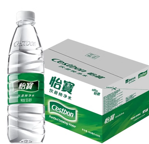 百亿补贴！C'estbon 怡宝 饮用水饮用纯净水 555ml*24瓶纸箱装