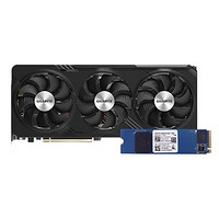 GIGABYTE 技嘉 RX7700XT GAMING 魔鹰 OC 独立显卡 12GB + 西数 SN540 固态硬盘 1T（PCIe3.0）