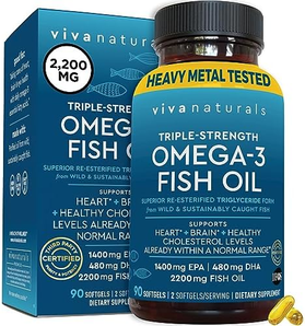 Viva Naturals Omega 3鱼油-Omega 3补充剂 