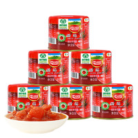 屯河 新疆内蒙番茄丁200gX6罐0添加剂去皮新鲜番茄罐头意面酱