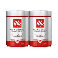 illy 意利 [2罐装]意利(illy)中度烘培咖啡粉 250g/罐