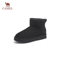 CAMEL 骆驼 女士舒适暖绒平跟套筒保暖靴 L23W275157